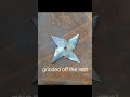 Making a ninja Star from sheet steel