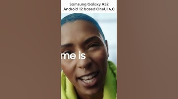 Samsung Galaxy A52 Android 12 One UI 4.0 #Shorts