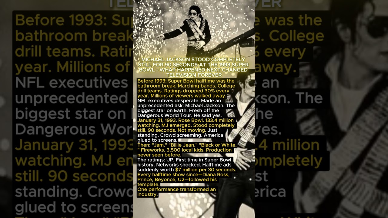 MICHAEL JACKSON STOOD COMPLETELY STILL FOR 90 SECONDS