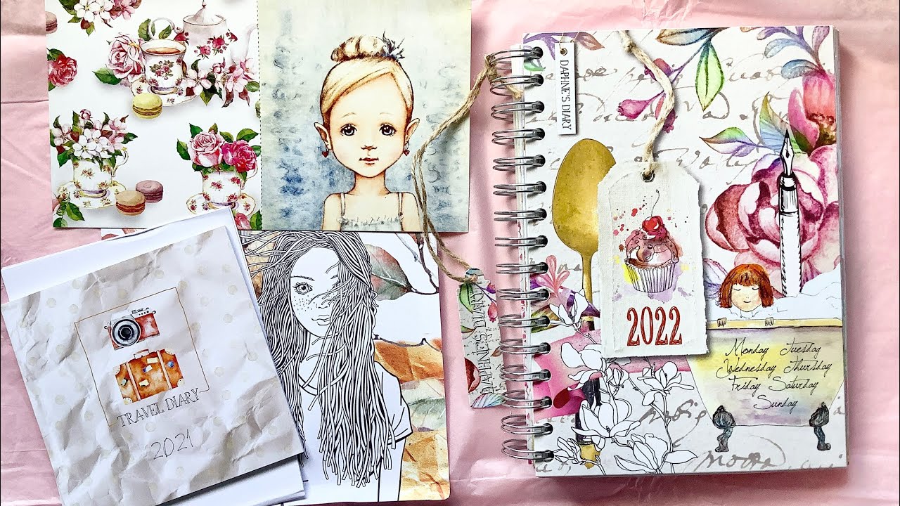 DAPHNE'S DIARY Number 7 2022 AUTUMN POSTER Agenda Stickers PUPPET