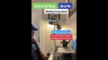 Thumbnail of Lord of the Rings & All Of Me (John Legend) wedding entrance mash up