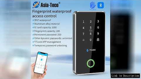 Bluetooth Nfc Rfid Keypad TTLOCK App Fingerprint G2 Wifi Gateway Support 13.56Mhz Card Access Contro