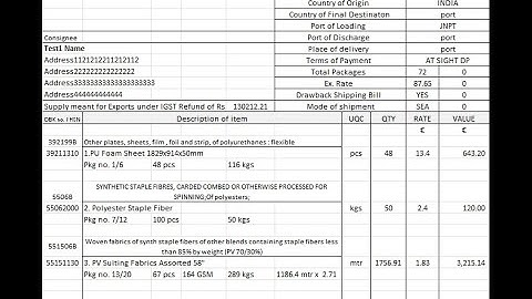 How to make automated invoice in  excel
