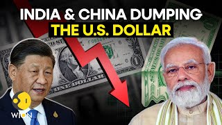 De-dollarization: How are BRICS members India & China limiting the US dollar from rallying? | WION