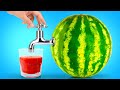 🍉 Easy Watermelon Treats And Watermelon Juice Dispenser ✨ Food Hacks from Slick Slime Sam Live