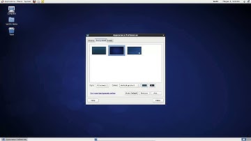 Changing the Desktop Background in CentOS, a member of the Fedora Family Version of Linux