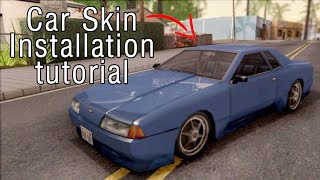 GTA SA car skin installation (dff only files) screenshot 2