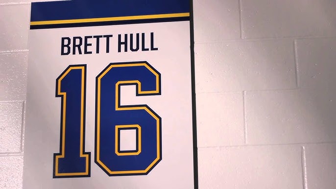 Brett Hull's 1996-97 St. Louis Blues 500th Goal Game-Worn Alternate  Captain's Jersey 