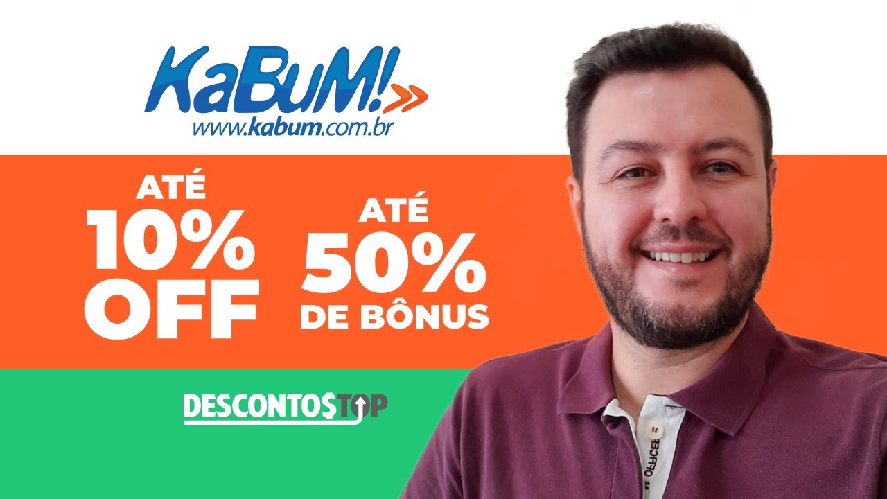 CUPOM DE DESCONTO KABUM! OUTUBRO 2023 🎫 CUPOM KABUM! 