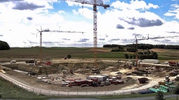 Bau der WITTENSTEIN Innovationsfabrik im Zeitraffer