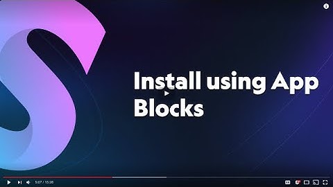 Install Sign Customiser on Shopify using App Blocks