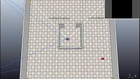 Autonomous pioneer 3dx robot v-rep find, track and lock target using Computer Vision