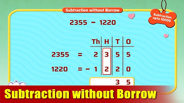 G3 - Module 3 - Exercise 1 - Subtraction without Borrow | Appu Series | Grade 3 Math Learning