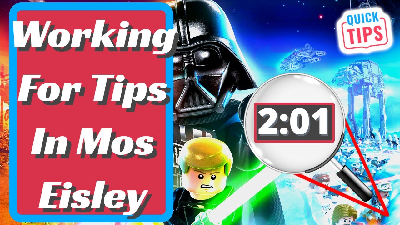 Working For Tips In Mos Eisley - Lego Star Wars The Skywalker Saga