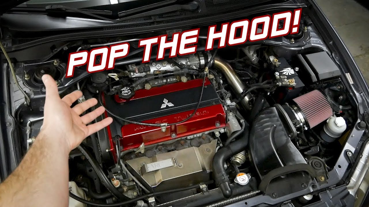 Under the Hood of my Lancer EVO IX MR Modification Walkthrough YouTube