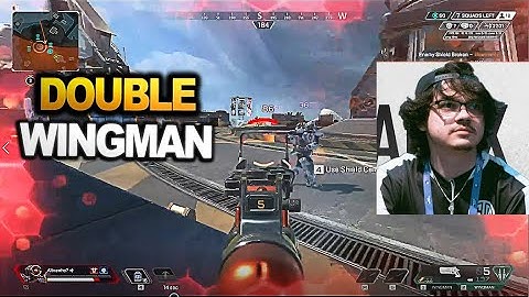 TSM Albralelie tries using the Double Wingman in apex legends.. PATHFINDER META  (apex legends )