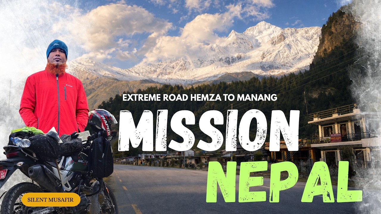 Extreme Road Hemza To Manang Part-2 | Bangladesh To Nepal Bike Ride  | Dji Air3 | GoPro10 | Ep-10