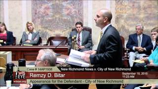 Wisconsin Supreme Court Oral Argument: New Richmond News v. City of New Richmond