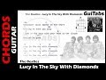 The Beatles - Lucy in the Sky with Diamonds ( Lyrics and GuiTar Chords ) 🎸