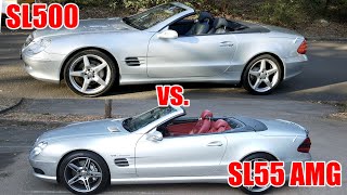 Comparison: Mercedes-Benz SL55 vs SL500 | Episode 138