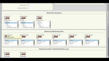 AEC Plan Settings Part 4 - Restrictions Tab