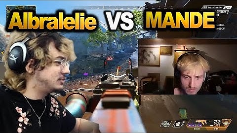 Mande team vs Albralelie team in algs scrims!! ( apex legends )