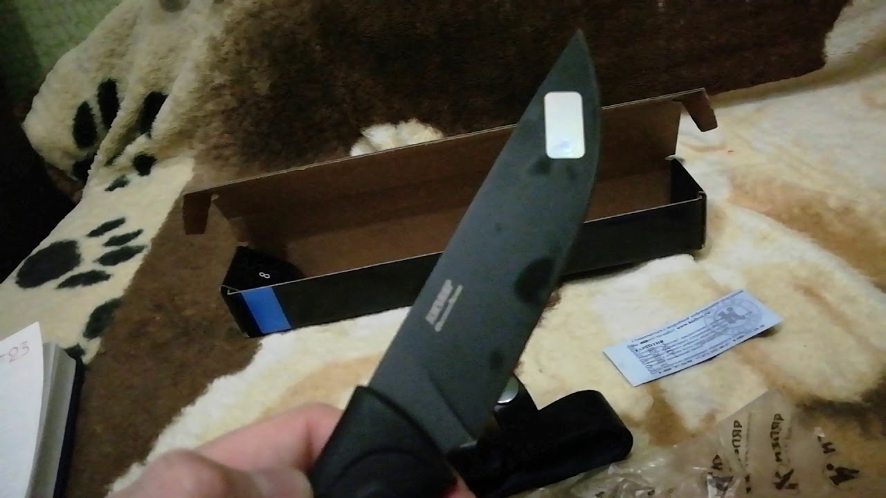 Нож Стерх 1 Кизляр - YouTube