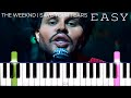 The Weeknd - Save Your Tears | EASY Piano Tutorial