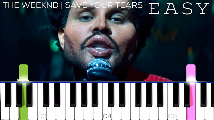Save Your Tears Piano version - Piano performance video thumbnail