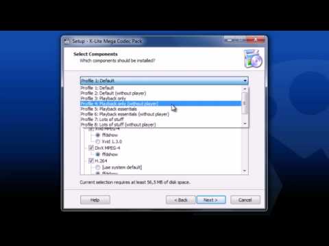 Cómo instalar y configurar K-Lite Codec Pack