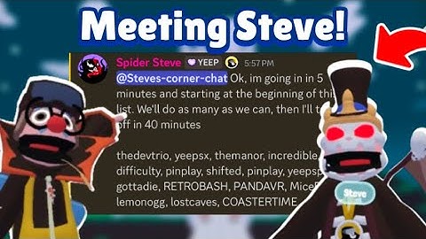 Meeting A YEEPS DEVELOPER!🎩 @Steve-TG 