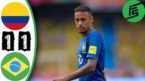 Colombia vs Brazil 1-1 - Highlights & Goals - 05 September 2017[Football]