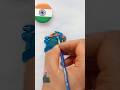 India flag colour  art flagpainting experiment indianflag drawing nationflag painting diy