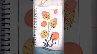 Day-21 | easy front page design 🖌️challenge completed #shorts #shortvideo #shortsfeed #art #drawing
