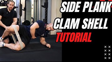 SIDE PLANK CLAMSHELL (Hip External Rotation) Tutorial
