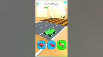 Shape shifting2 game level #2345 hyper casual game #shapeshifting  #gameplay #gaming #shortvideo