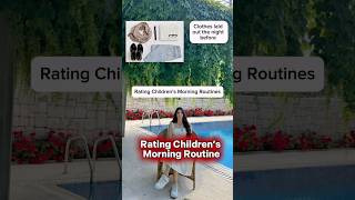 Rating children’s morning routines. #childdevelopment #parenting