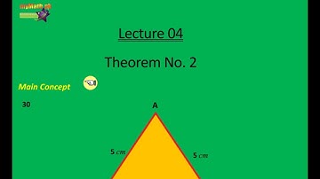 Lecture 05  •  Theorem 10. 1. 2 - [9 Class]