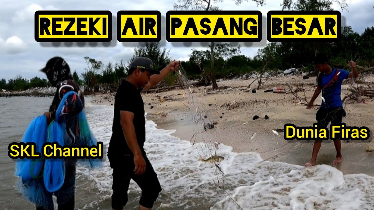 Tahan Pukat, Menjala Dan Cari Remis, Santai2 Bersama Kawan-Kawan Di Pantai Remis Kuala Selangor...