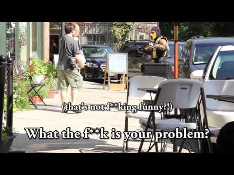 Prank Mortal kombat Scorpion