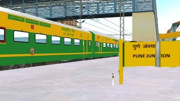 11301 Udyan Express Arriving at Pune Jn !! Bangalore Mumbai !! Msts Open Rails