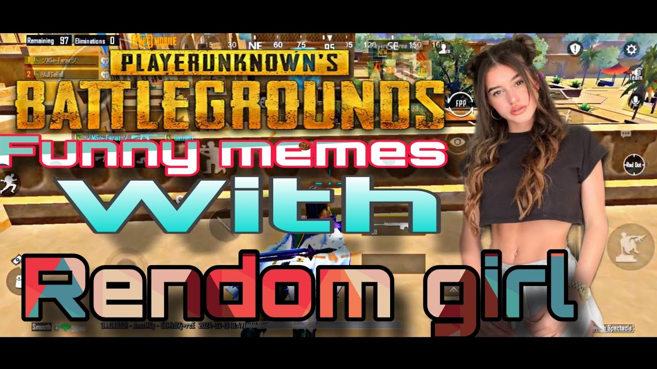 Funny Gameplay With Rendom Girl | Funny Memes Pubg Mobile @pubg-paragon 