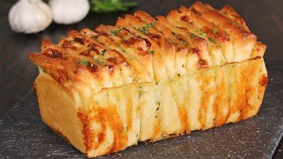 Pull Apart Bread Garlic Cheese | How Tasty Channel