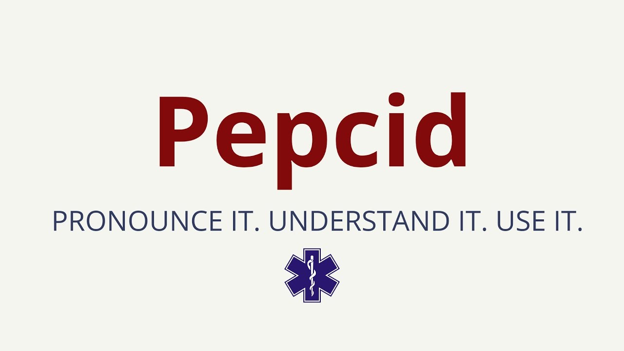 How to Pronounce Pepcid  | Pepcid  Pronunciation | Medical Terms