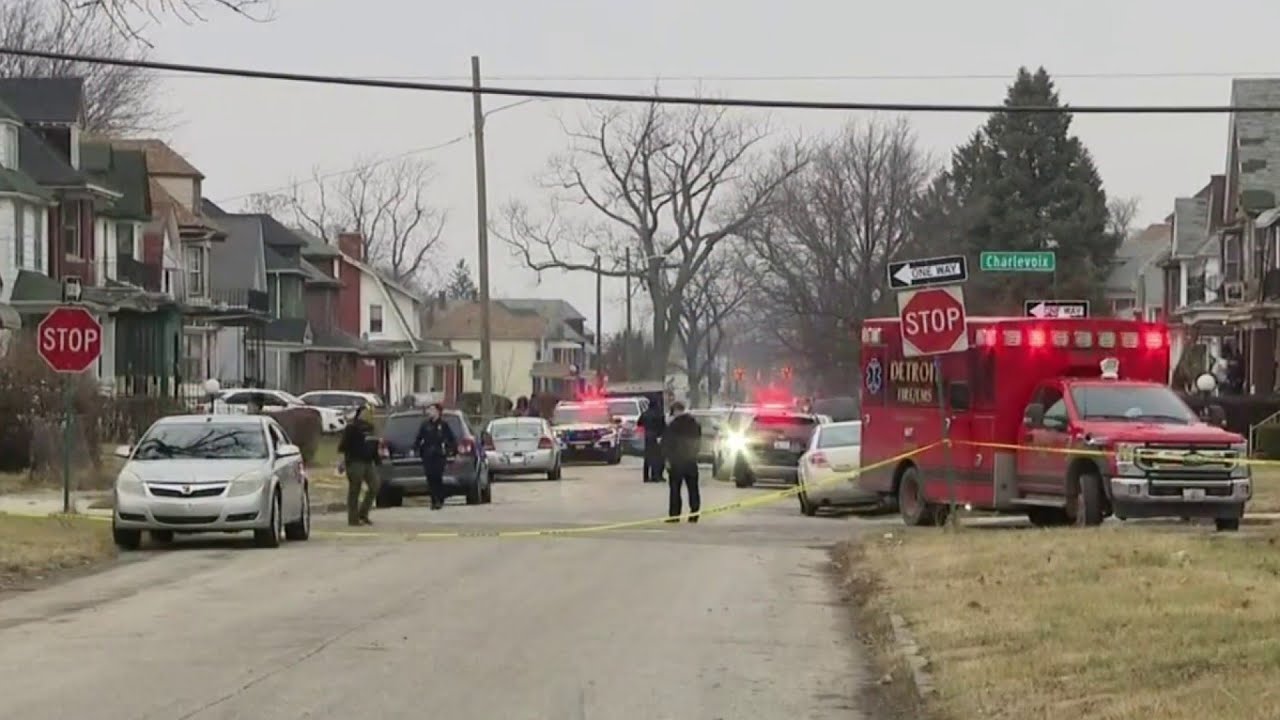 3 dead in family involved shooting on Detroit's east side - YouTube