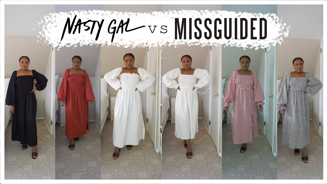 NASTY GAL vs MISSGUIDED | Summer Dress Try On | Nap Dress