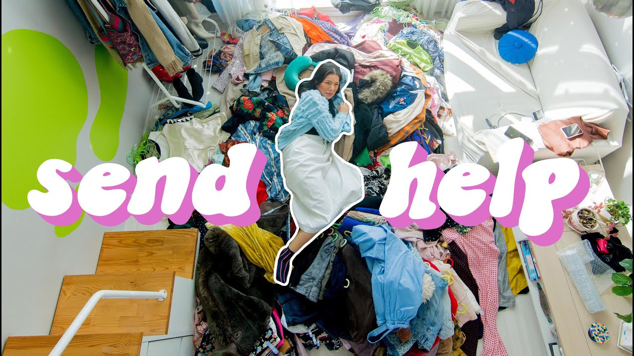 EXTREME CLOSET CLEANOUT | bc there is literally *no space* in my ...