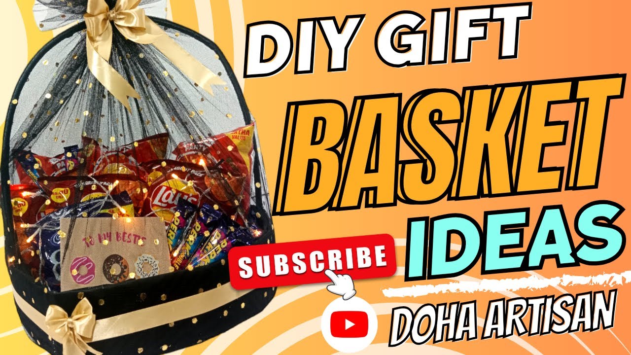 DIY Gift Basket Decoration Ideas Card Board Basket Tutorial Step by