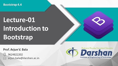 BootStrap - Lecture 01 - Introduction to Bootstrap
