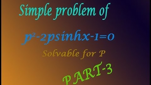VTU Engineering Maths 2 Solvable for P interesting example(PART-3)